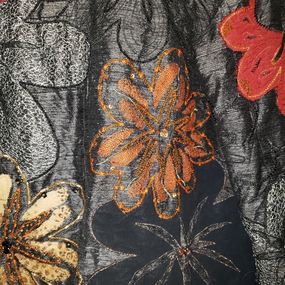 Chicos shirt / light jacket embroidered and beaded - Picture 4 of 7